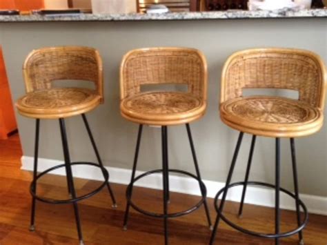 Wicker Swivel Bar Stools - Ideas on Foter