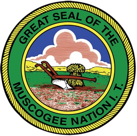 The Great Seal of the Muscogee Nation Self-adhesive Decal - Etsy