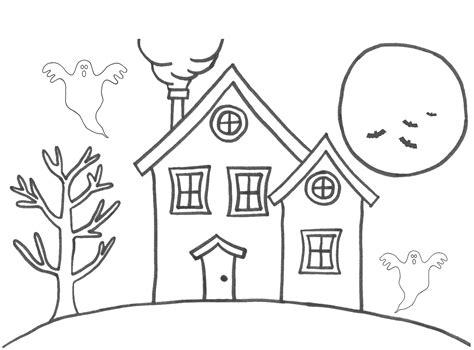 Free Printable House Coloring Pages For Kids