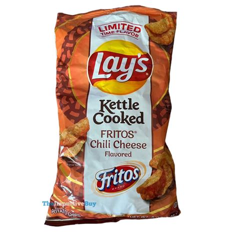 REVIEW: Lay's Kettle Cooked Fritos Chili Cheese Potato Chips - the ...