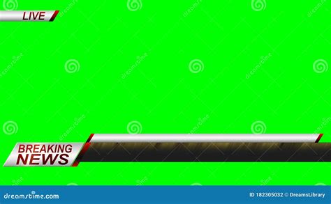 Tv News Bar. Lower Third TV News Bars Set Vector. Television Broadcast Media Title Banner ...