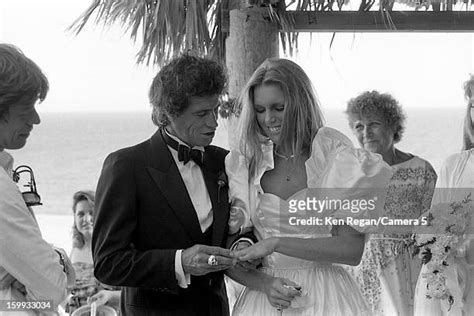 Keith Richards Patti Hansen Wedding Ken Regan Archive December 18 1983 ...