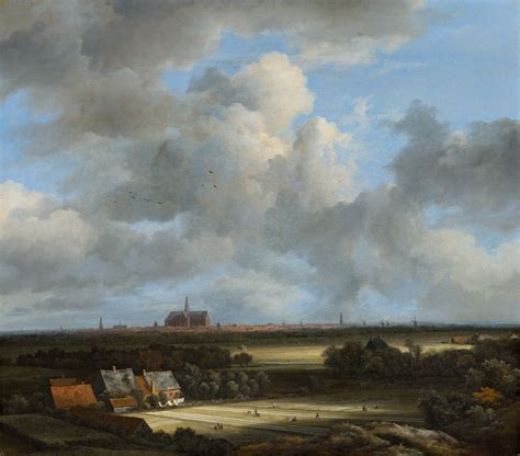 Jacob van Ruisdael, View of Haarlem with Bleaching Grounds, c. 1670 - 1675. On view in the ...