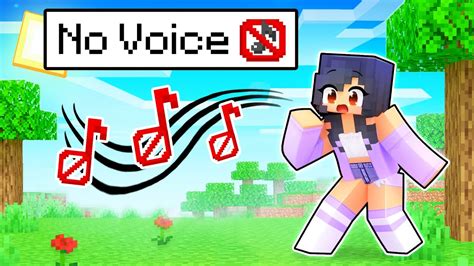 Aphmau Has NO VOICE In Minecraft! - Minecraft videos