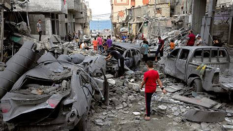 Gaza City in ruins after Israel-Hamas fighting