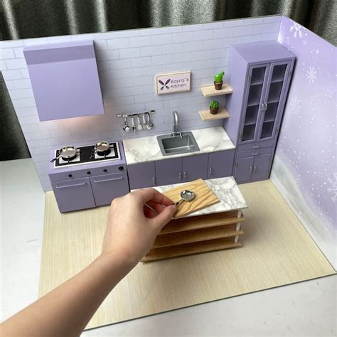 Custom Miniature Cooking Kitchen Set With Real Working Stove - Etsy