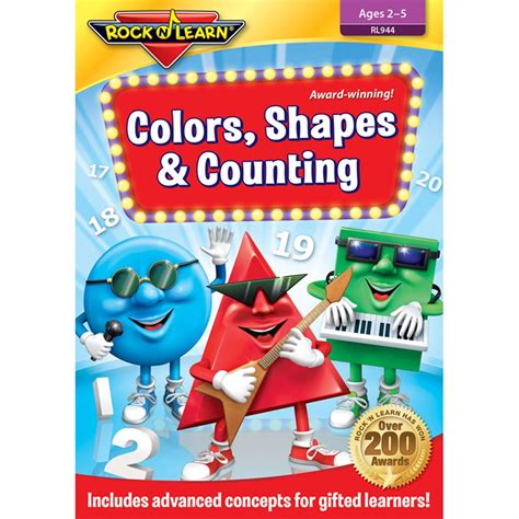 Colors, Shapes & Counting DVD - RL-944 | Rock N Learn | DVD & VHS