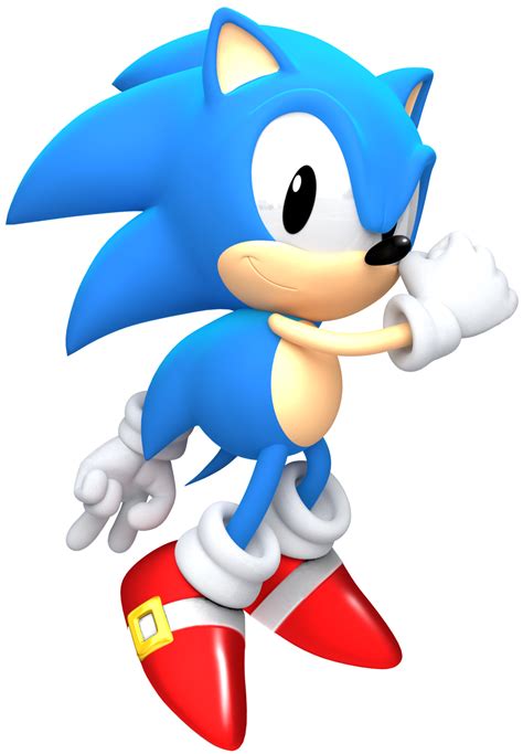 Classic Sonic Render by JaysonJeanChannel on DeviantArt