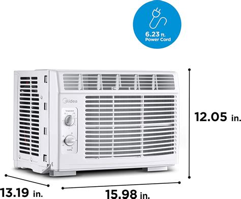 Buy Midea 5,000 BTU EasyCool Window Air Conditioner and Fan - Cool up ...