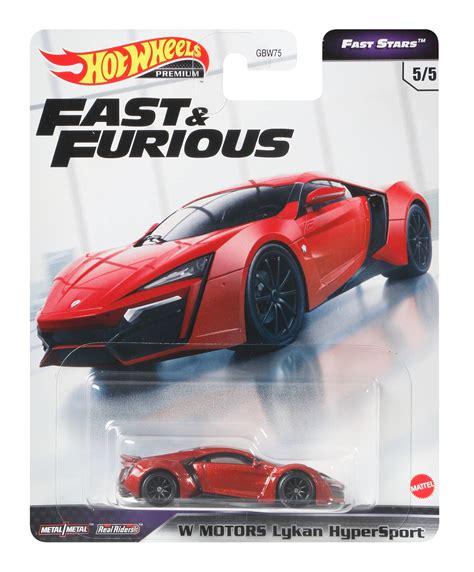 Buy Hot Wheels Fast Furious Fast Stars W Motors Lykan HyperSport 5/5 Online At Low Prices In ...