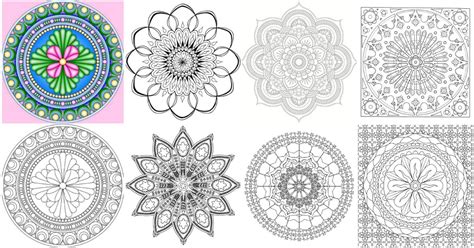 15 Amazingly Relaxing Free Printable Mandala Coloring Pages for Adults ...