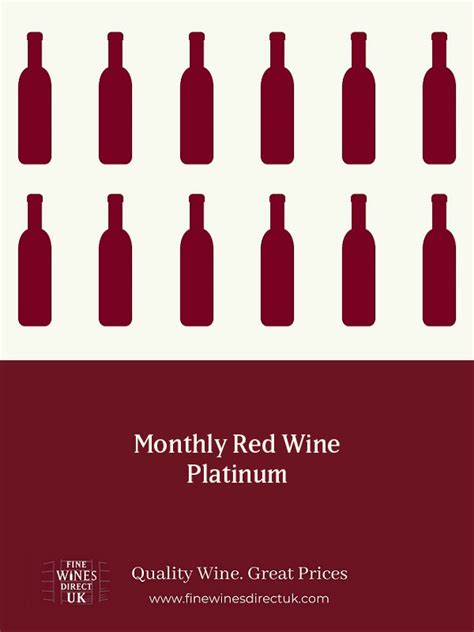 Monthly Red Wine Subscription - Fine Wines Direct UK