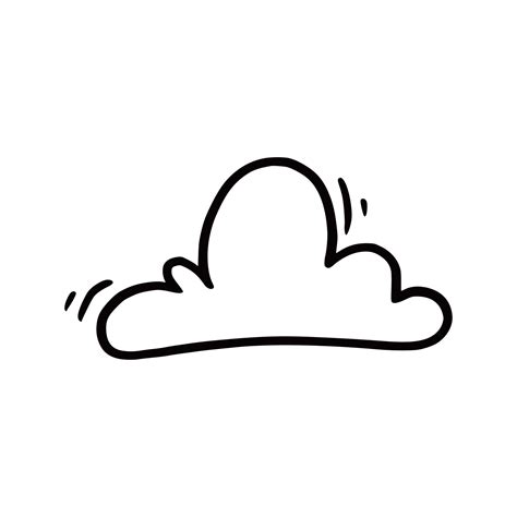 Hand drawn cloud. Doodle style. 3724968 Vector Art at Vecteezy