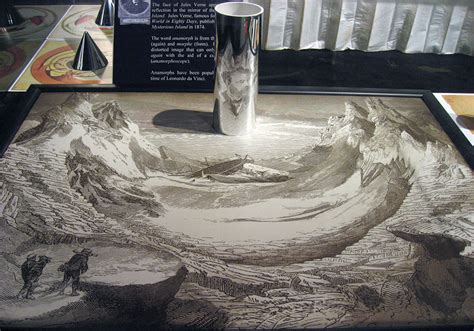 23 Stunning Anamorphic Artworks That Can Only Be Seen With A Mirror Cylinder | Bored Panda