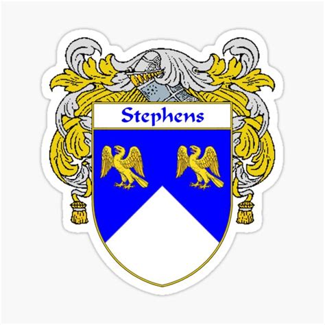 "Stephens Coat of Arms / Stephens Family Crest" Sticker for Sale by ...