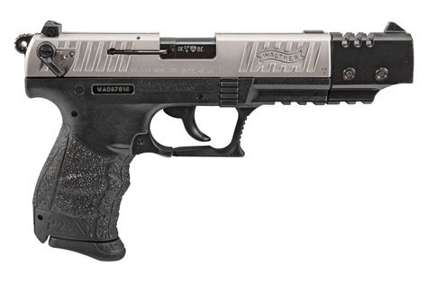 Walther P22 Target 22LR Nickel Rimfire Pistol (CA Approved) | Sportsman ...