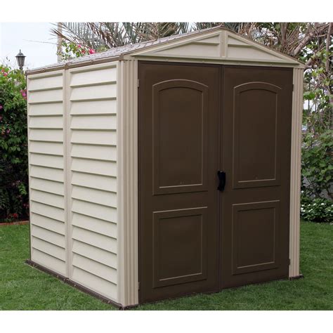 Duramax Woodside Vinyl Shed with Floor - 6 x 6 ft. - Walmart.com