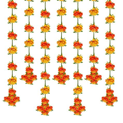 Wedding Decoration Marigold Flower Hanging Vector Design, Wedding ...