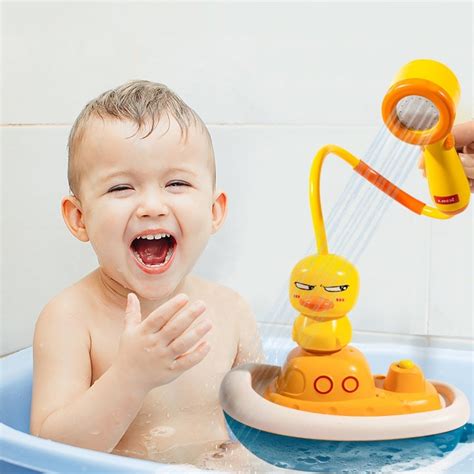 Bath Toy Boat With Spray | Duck Boat Spray Bath Toy