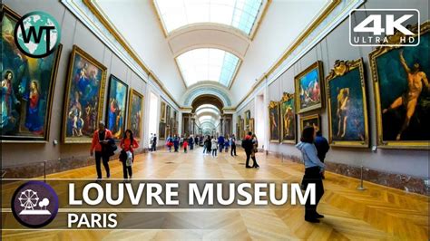 4K Virtual Tour - Inside Louvre Museum Paris, Mona Lisa - (Part 1) 🇫🇷 ...