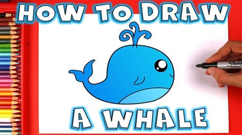 How To Draw A Cartoon Whale