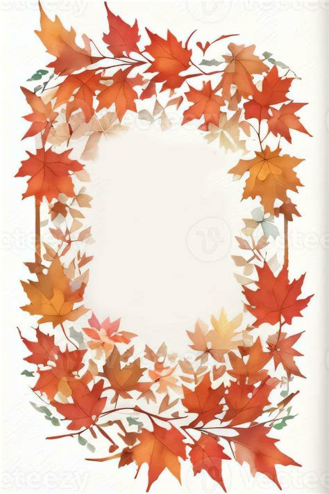 Background with Watercolor Fall Leaves 30009376 Stock Photo at Vecteezy