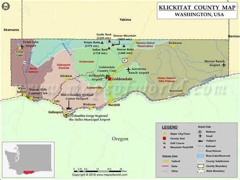 Klickitat County District Map