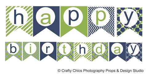 Free Printable Happy Birthday Banner Templates