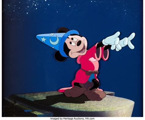 Fantasia "Making Magic" Mickey Mouse Limited Edition Cel #10/295 | Lot #97024 | Heritage Auctions