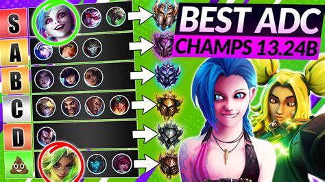 BEST ADC Champions to MAIN in 13.24B (FINAL SEASON 13 PATCH) - LoL Tier ...