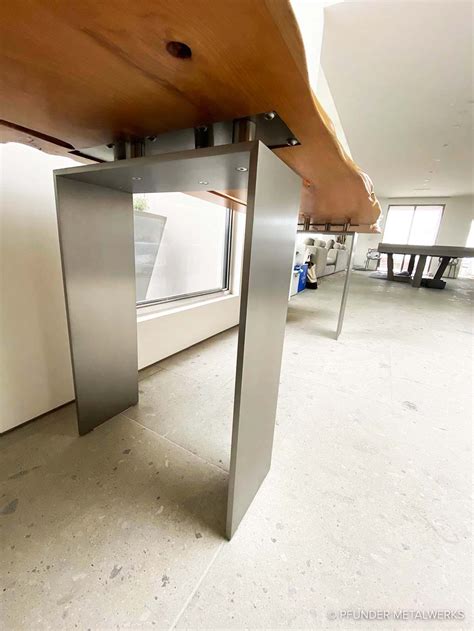 Modern Stainless Steel Table Legs | Pfunder Metalwerks