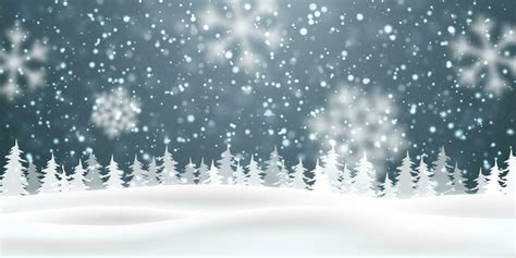 Christmas snow. Falling snowflakes on blue background. Snowfall. Vector illustration 23802496 ...