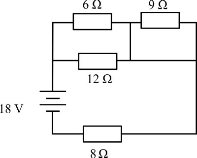 What is the voltage difference through the 8-ohm resistor? | Homework ...