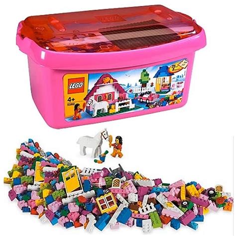 Girls Pink Lego Bricks large set for $20