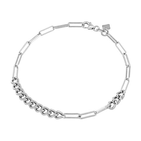 Silver bracelet with two chains, “Inspiration” series, Sterling Silver ...