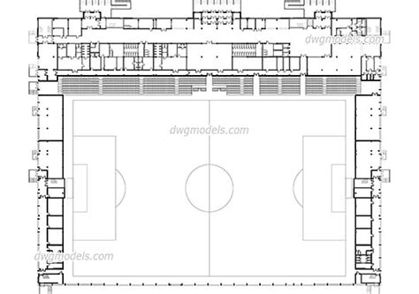 Sports Сourts dimensions diagram AutoCAD drawings free download