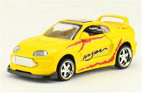 Yellow 1:32 Scale Kids Diecast Toyota Supra Toy [NM03B243] : EZMOTORTOYS.COM