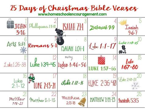 Scripture Advent Calendar