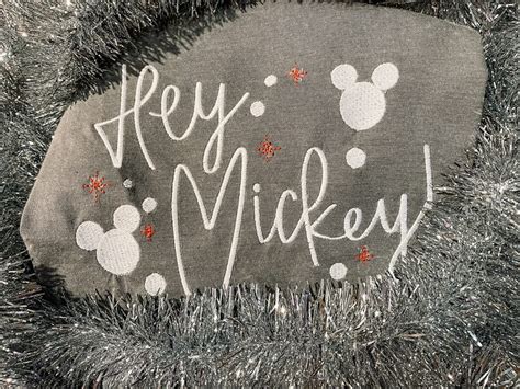 Hey Mickey Hand Lettered Design INSTANT DOWNLOAD - Etsy