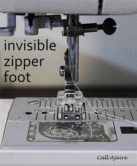 Call Ajaire: Invisible Zipper Foot