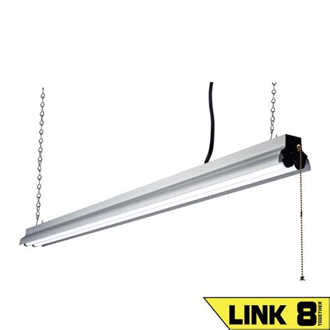 5500 Lumen, 4 Ft. Linkable LED Hanging Shop Light | Led shop lights, Shop lighting, Led trailer ...