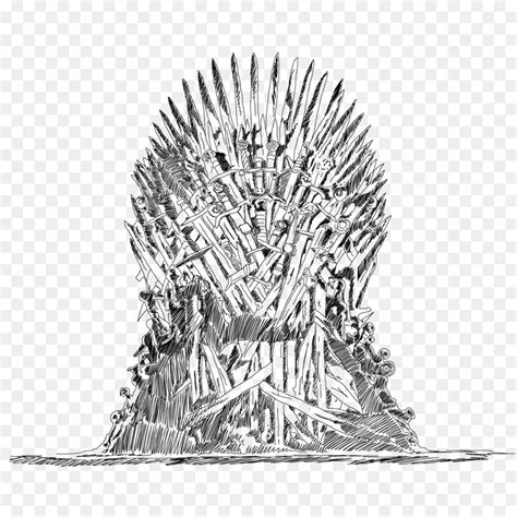 A Game of Thrones Drawing Line art - throne png download - 1200*1200 ...