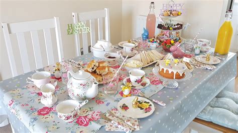 My Easter Afternoon Tea Party - Victoria's Vintage Blog