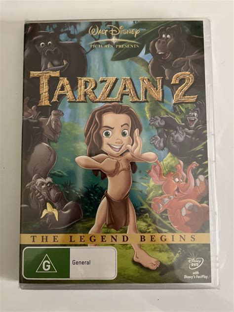 Tarzan 2 (DVD, 2005) Harrison Chad, George Carlin. Disney Film NEW Reg – Retro Unit