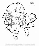 Dora And Boots coloring pages To Download Print For Free sketch template