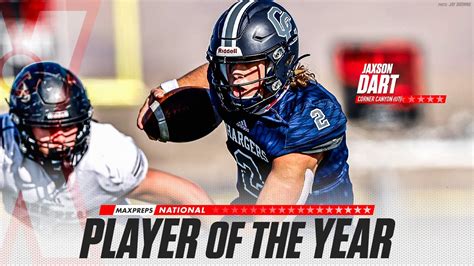 Jaxson Dart of Corner Canyon named 2020 MaxPreps High School Football ...