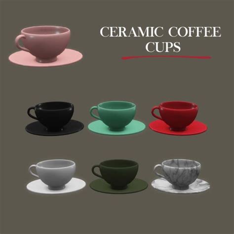 CERAMIC COFFEE CUPS | Leosims.com -New