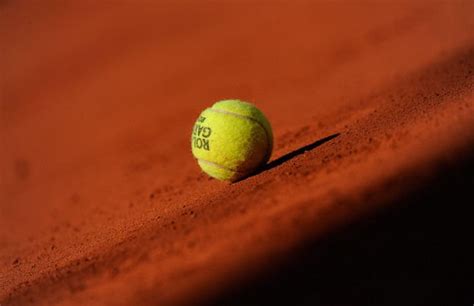 #Tennis ball on clay court - #FrenchOpen. | Tennis ball, Tennis, Roland garros