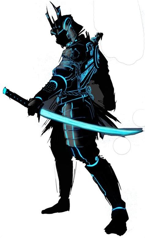 Tron samurai | Samurai artwork, Ninja art, Robot concept art