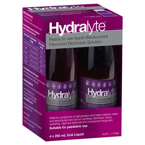 Ready to Use Electrolyte Solutions – Be prepared, feel better sooner | Hydralyte